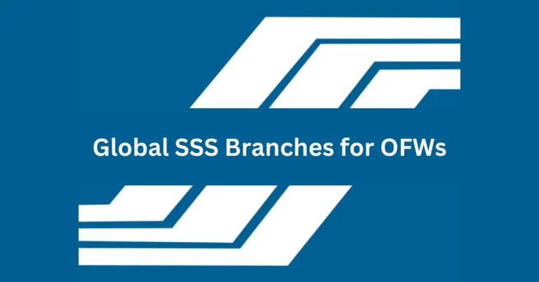 Global SSS Branches for OFWs
