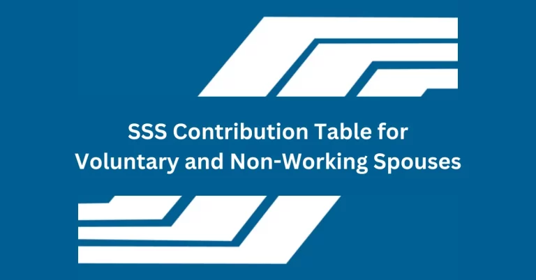 SSS Payment Form Voluntary | RS-5 Contributions Payment Return